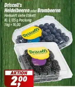 Simmel Driscoll's Heidelbeeren oder Brombeeren Angebot