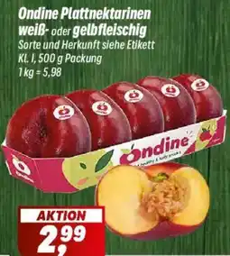 Simmel Ondine Plattnektarinen weiß- oder gelbfleischig Angebot