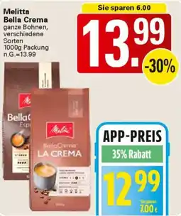 WEZ Melitta Bella Crema Angebot