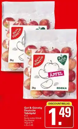 WEZ Gut & Günstig Deutsche Tafeläpfel Angebot