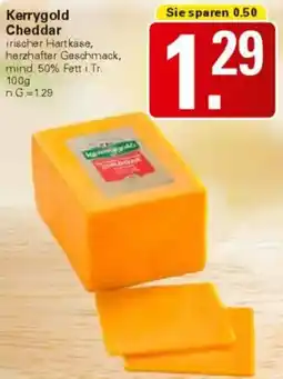 WEZ Kerrygold Cheddar Angebot