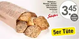 WEZ Mehrkorn, Fitness, Kürbis oder Sonnenblumenkernbrötchen Angebot