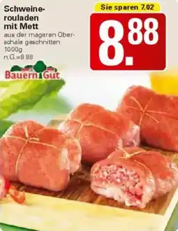 WEZ Bauern Gut Schweinerouladen mit Mett Angebot