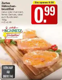 WEZ Zartes Hähnchenbrustfilet Angebot