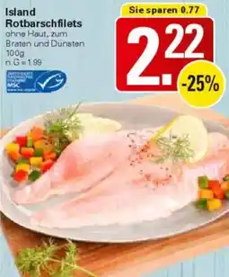 WEZ Island Rotbarschfilets Angebot