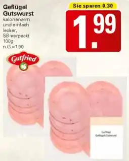 WEZ Gutfried Geflügel Gutswurst Angebot