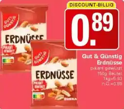 WEZ Gut & Günstig Erdnüsse Angebot