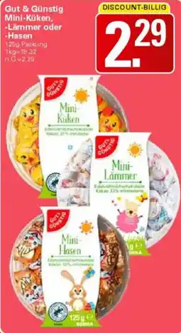 WEZ Gut & Günstig Mini-Küken, Lämmer oder Hasen Angebot