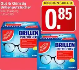 WEZ Gut & Günstig Brillenputztücher Angebot