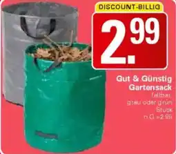 WEZ Gut & Günstig Gartensack Angebot