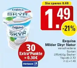 WEZ Exquisa Milder Skyr Natur Angebot