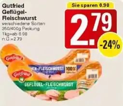 WEZ Gutfried Geflügel Fleischwurst Angebot