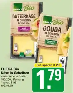 WEZ EDEKA Bio Käse in Scheiben Angebot
