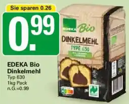 WEZ EDEKA Bio Dinkelmehl Angebot