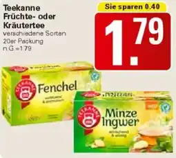WEZ Teekanne Früchte oder Kräutertee Angebot