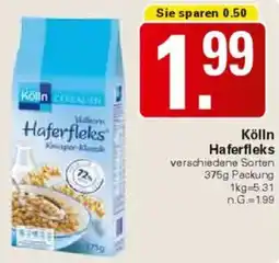 WEZ Kölln Haferfleks Angebot