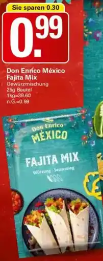 WEZ Don Enrico México Fajita Mix Angebot