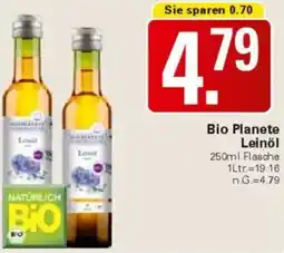 WEZ Bio Planete Leinöl Angebot