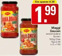 WEZ Maggi Saucen Angebot