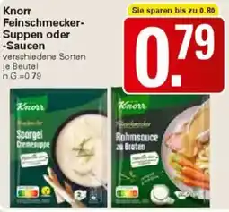 WEZ Knorr Feinschmecker Suppen oder Saucen Angebot