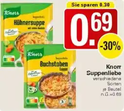 WEZ Knorr Suppenliebe Angebot