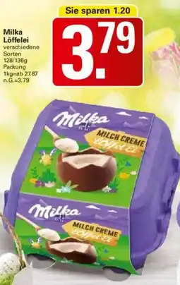 WEZ Milka Löffelei Angebot
