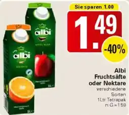 WEZ Albi Fruchtsäfte oder Nektare Angebot