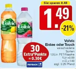 WEZ Volvic Eistee oder Touch Angebot