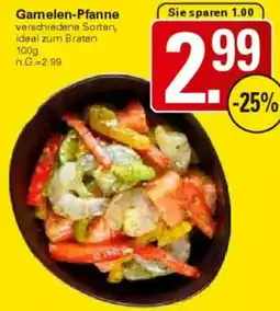 WEZ Garnelen-Pfanne Angebot