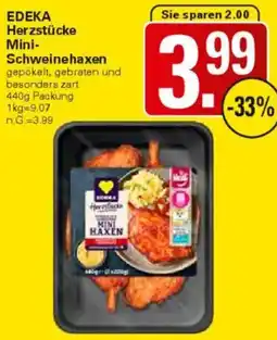 WEZ EDEKA Herzstücke Mini Schweinehaxen Angebot
