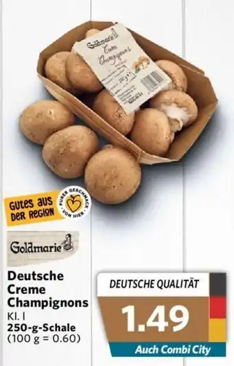 Combi Goldmarie Deutsche Creme Champignons 250g Angebot