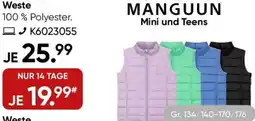Galeria MANGUUN Weste Angebot