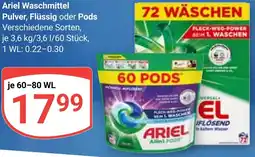 Globus Ariel Waschmittel Pulver, Flüssig oder Pods Angebot