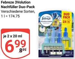 Globus Febreze 3Volution Nachfüller Duo-Pack Angebot