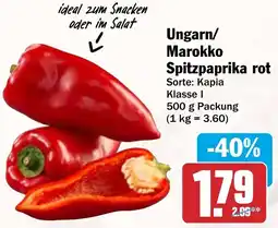 AEZ Ungarn/ Marokko Spitzpaprika rot Angebot