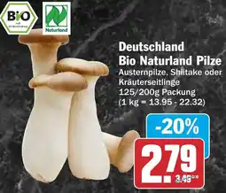 AEZ Deutschland Bio Naturland Pilze Angebot