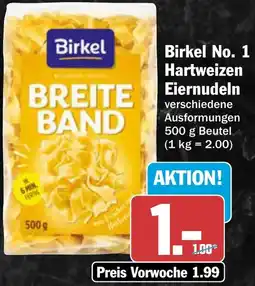 AEZ Birkel No. 1 Hartweizen Eiernudeln Angebot