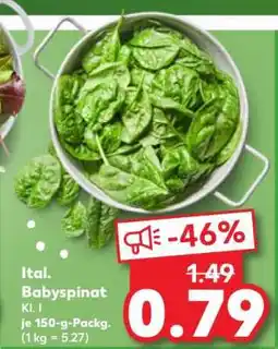 Kaufland Ital. Babyspinat Angebot