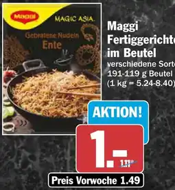 AEZ Maggi Fertiggerichte im Beutel Angebot