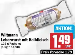 AEZ Wiltmann Leberwurst mit Kalbfleisch Angebot