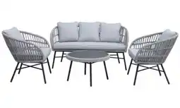 Möbel Inhofer Outdoor Gartenmöbel Gartengruppen-Set 4-tlg Angebot