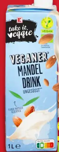 Kaufland K-Take It Veggie Bio-Mandeldrink Angebot