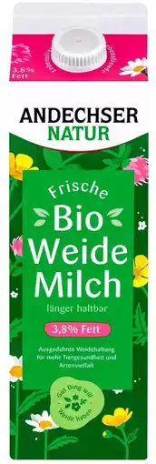 Kaufland Andechser Natur Bio Frische Weidemilch Angebot