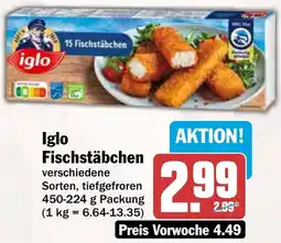 AEZ Iglo Fischstäbchen Angebot