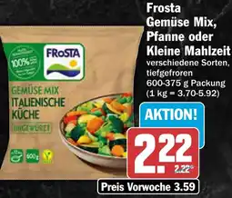 AEZ Frosta Gemüse Mix, Pfanne oder Kleine Mahlzeit Angebot