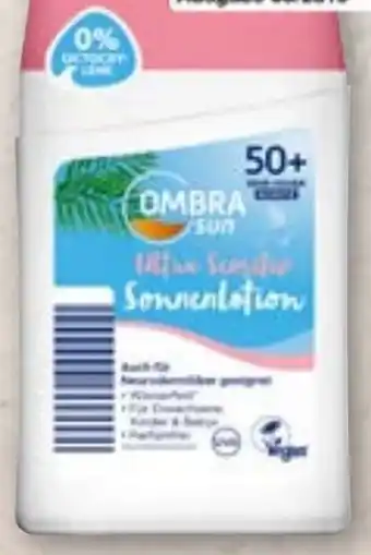 Aldi Nord Sonnenlotion LSF 50+ Ultra Sensitiv Angebot