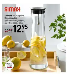 Möbel Wallach Simax karaffe Angebot