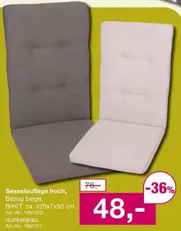 Möbel Inhofer Sesselauflage hoch Angebot