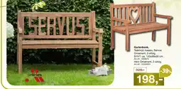 Möbel Inhofer Devries gartenbank servus ornament Angebot