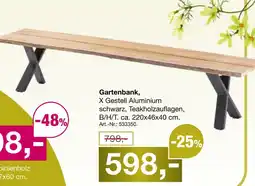 Möbel Inhofer Gartenbank Angebot